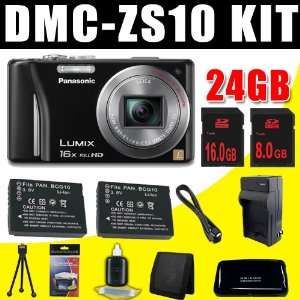  Panasonic Lumix DMC ZS10 14.1 MP Digital Camera with 16x 