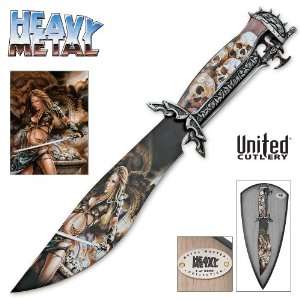  United Heavy Metal Destroyer Bowie Knife Special Limited 