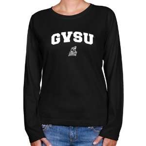 Grand Valley State Lakers Ladies Black Logo Arch Long Sleeve Classic 