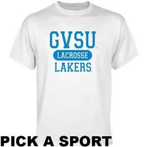 Grand Valley State Lakers White Custom Sport T shirt    