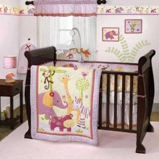 Lil Friends 4 Piece Baby Crib Bedding Set with Bumper by Bedtime 