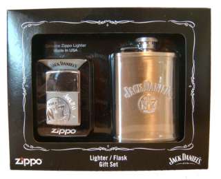Zippo Lighter Jack Daniels Gift Set Brand New  