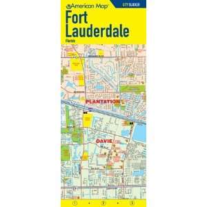  American Map 656376 Fort Lauderdale, FL City Slicker Map 