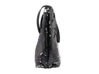   With Tags Betsey Johnson Black Sequin Tote Get Glitzy Retails for $168