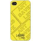 Lost Dog L02 00009 01 Iphone 4(r) Slim Protective Hard Case (yellow 