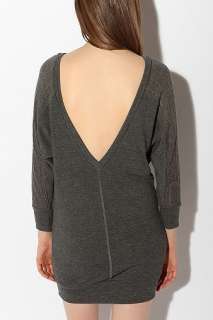 UrbanOutfitters  Sparkle & Fade Pointelle Sleeve Sweater Dress