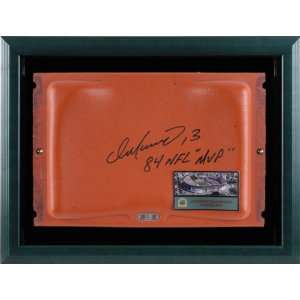 Mounted Memories Dan Marino Autographed Orange Bowl Seat Teal Framed 
