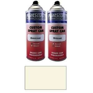 . Spray Can of White Pearl Tricoat Touch Up Paint for 2008 Volvo XC90 