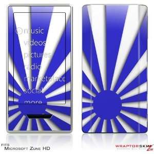  Zune HD Skin   Rising Sun Japanese Flag Blue by 