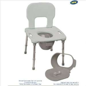  Bundle 21 Bath One Shower and Commode Chair in Gray (3 