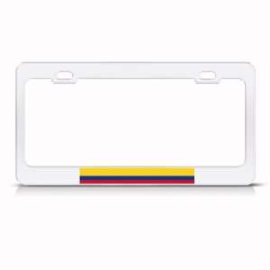  Colombia Colombian Flag Country Metal license plate frame 