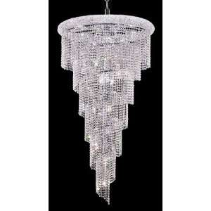   1801SR30C/RC chandelier from Spiral collection