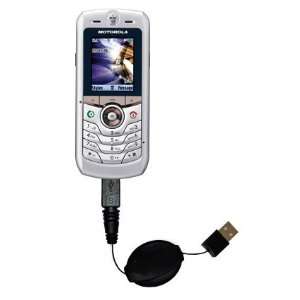 com Retractable USB Cable for the Motorola L2 L6 with Power Hot Sync 