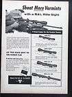 1958 BAUSCH & LOMB BALvar Telescopic Rifle Sights magazine Ad 24 Scope 