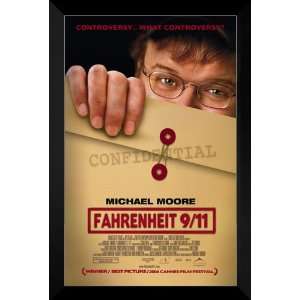  Fahrenheit 9/11 FRAMED 27x40 Movie Poster