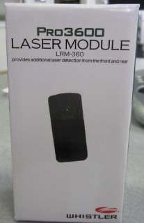 2011 NEW Whistler PRO 3600 Laser Remote Module LRM 360  