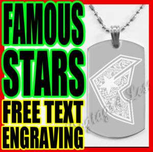 Famous Star and Straps Custom Design Dog Tag Necklace  