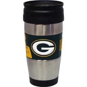  Green Bay Packers 16 Ounce Stainless Steel Travel Tumbler 