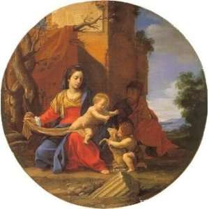  The Holy Family with the Infant St John the Baptist Baby