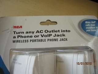 RCA #RC940 VoIP Wireless Portable Phone Jack *OPEN PKG*  