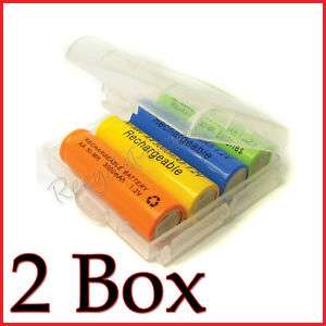pcs AA AAA Ni Mh 2A 3A case box Rechargeable battery  