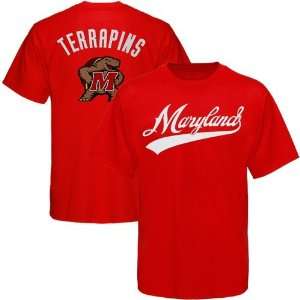 Maryland Terrapins Red Blender T shirt