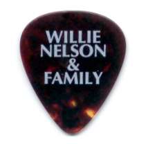 WILLIE NELSON     4th Of July Picnic guitar pick  