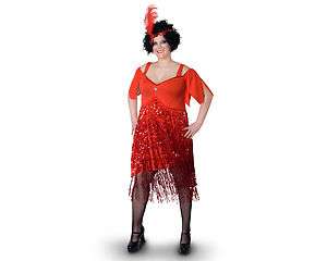 Women Flapper Dress Plus Size Halloween Costume Suit  