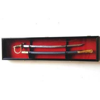  44 Long, Samurai / Military Sword Display Case Cabinet 