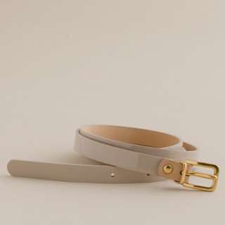 Pin slim patent belt   belts   Womens accessories   J.Crew