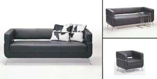 F51 Modern Italian Leather Living Room Set  