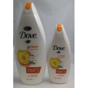 Dove Go Fresh Burst Body Wash Nectarine & White Ginger Scent Nutrium 