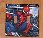 SPIDERMAN Double Switch plate Light Cover Switchplate 2