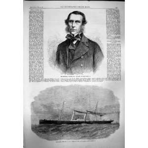  1863 ROUNDELL PALMER ATTORNEY GENERAL SHIP NORMANDY