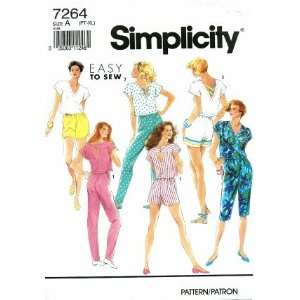  Simplicity 7264 Sewing Pattern Misses Top with Back 