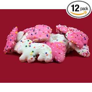 Archway Iced Circus Animal Cookies, 13.0 Oz Bags (Pack of 12)  