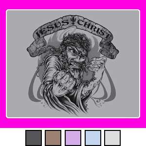 Women JESUS TATTOO Unique Punk Tatoo Lady T Shirt S 3XL  