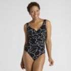 Trimshaper Womens One Piece Miracle Swimsuit   Solitaire