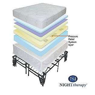 12 Inch Memory Foam Mattress Complete Set Full  Night Therapy For the 