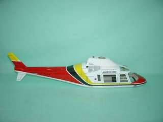 FUNKEY Agusta  109A Scale fuselage .50 (600)size Red Color  