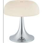 Lite Source LS 21656C/FRO Table Lamp, Chrome with Frost Glass Shade