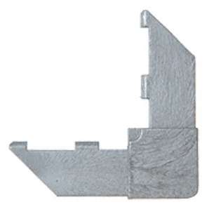 LAURENCE CRL Gray 3/8 Square Cut A346 Screen Frame Corners (100 