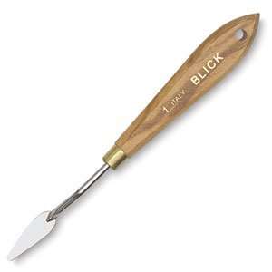  Blick Nickel Plated Painting Knives   Detail Knife with 1 