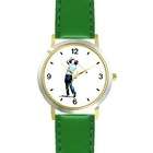 WatchBuddy Golfer at End of Swing Watching Ball Fly   Golf Theme 