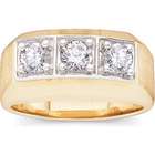 EE 3/4 Ct Tw Gents Diamond Ring 64225 14KW Gold