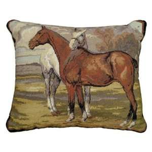  In the Meadow Needlepoint Pillow