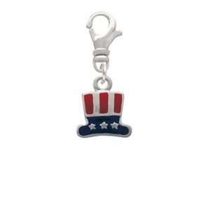  Mini USA Uncle Sam Hat Clip On Charm Arts, Crafts 