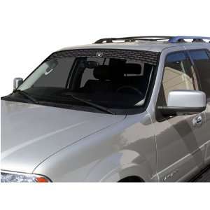 Oakland Raiders NFL Logo Visorz Front Windshield Covering by Glass 
