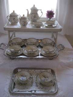   France~L. Bernardaud & Cie ~“CHANTILLY”~Coffee or Tea Set 1957