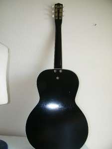 Vintage 18 Fret Kay Acoustic Guitar Black 5920  